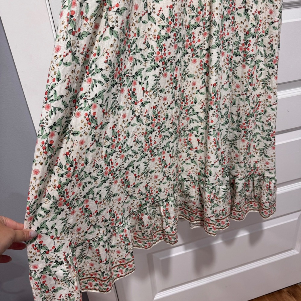 Max Studio London NWT XL Floral Boho Empire Waist Maxi Dress - Picture 5 of 11